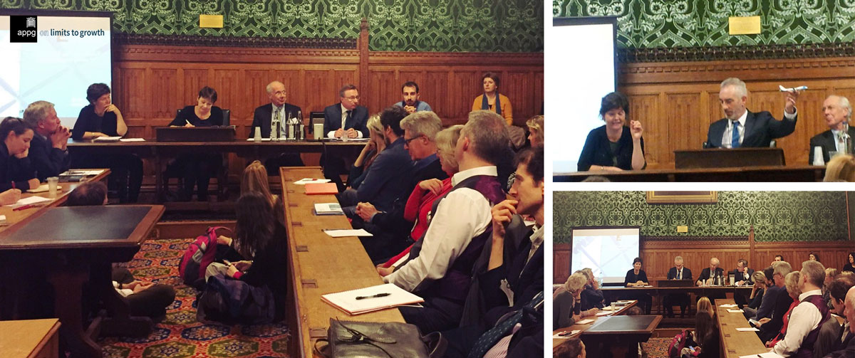 End of Growth? House of Commons debate w/ Federico Demaria, Graeme Maxton, Jørgen Randers and Kate Raworth. Chaired by Tim Jackson and Caroline Lucas