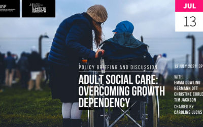 Tackling growth dependency in the welfare system—The case of adult social care | APPG meeting, 13 July 2021