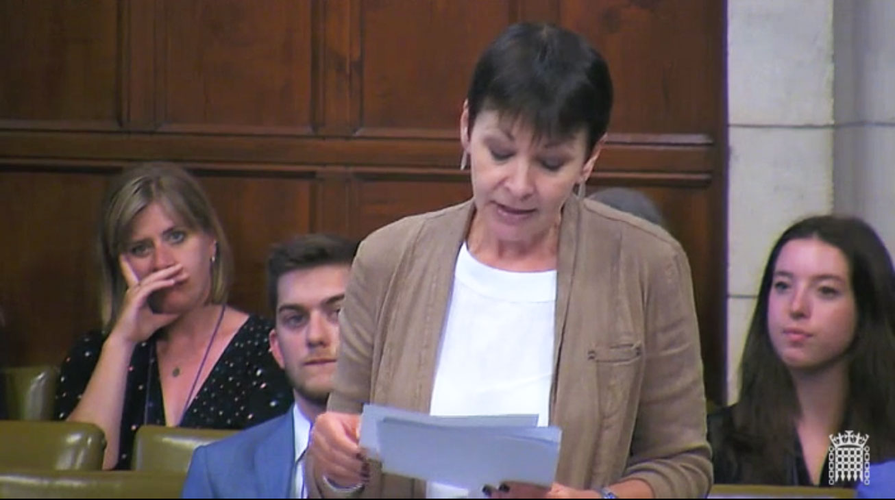 Caroline Lucas speaking on LImits to Growth in parliamentary debate
